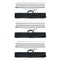 VEVOR Feather Flag Pole Kit 3 Packs Swooper Flag Pole 16.3 ft with Ground Stakes