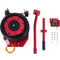 VEVOR Triple Bag Air Jack 3 Ton 6600lbs Pneumatic Car Jack Red Air Jack Portable Lifting Up to 16 Inch