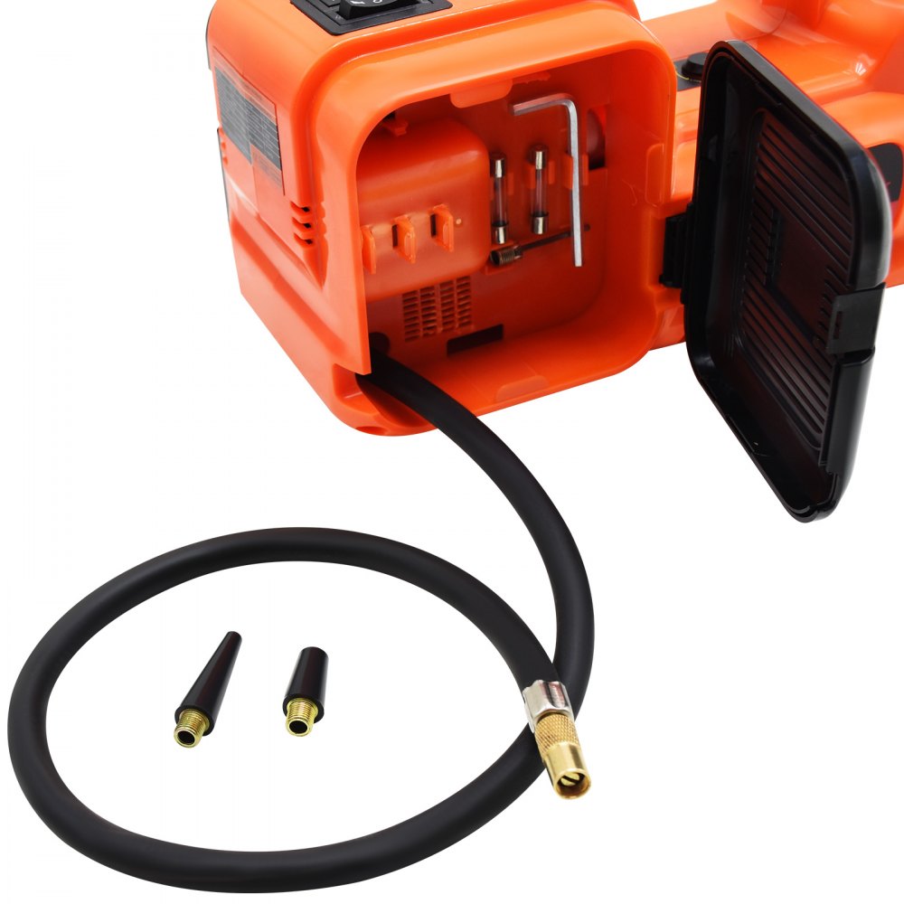 VEVOR Electric Jack 5T Electric Car Jack 12V DC 11023lb Scissor Jack with LED Flashlight All in One for Vehicle Repairing and Tire Replacing Portable Tool Case 