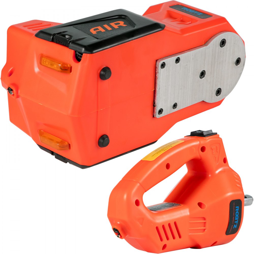 VEVOR Electric Scissor Jack 5T 12V DC with Electric Impact Wrench, All in One Electric Car Jack 11023lb, with LED Flashlight for Vehicle Repairing and Tire Replacing Portable Tool Case 
