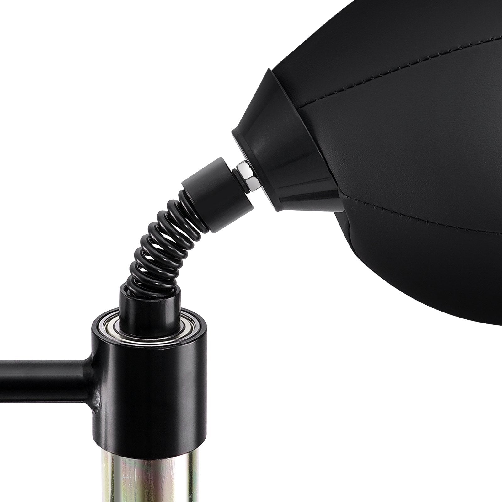 VEVOR Boxing Speed Trainer, Punching Bag with Stand, Reflex Boxing Bag for Teens & Adults, Height Adjustable Free Standing Strike Bag Set with Gloves, Workout Speed Bag for Home Gym Training, Black 