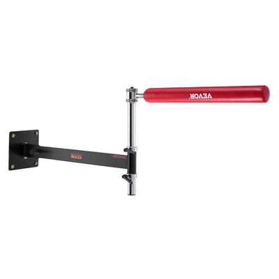 VEVOR Wall Mount Boxing Spinning Bar, Adjustable Punching Spinning Bar, Boxing Speed Trainer with Gloves, Red Reflex Boxing Bar, Boxing Training Equipment for Kickboxing, MMA, Stress Relief & Fitness 