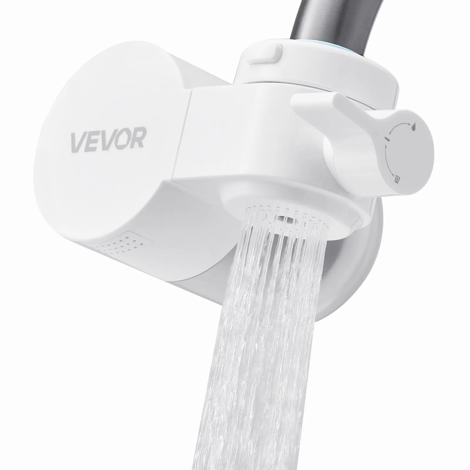 VEVOR Faucet Mount Water Filter Sink Water Purifier for Kitchen Horizontal White
