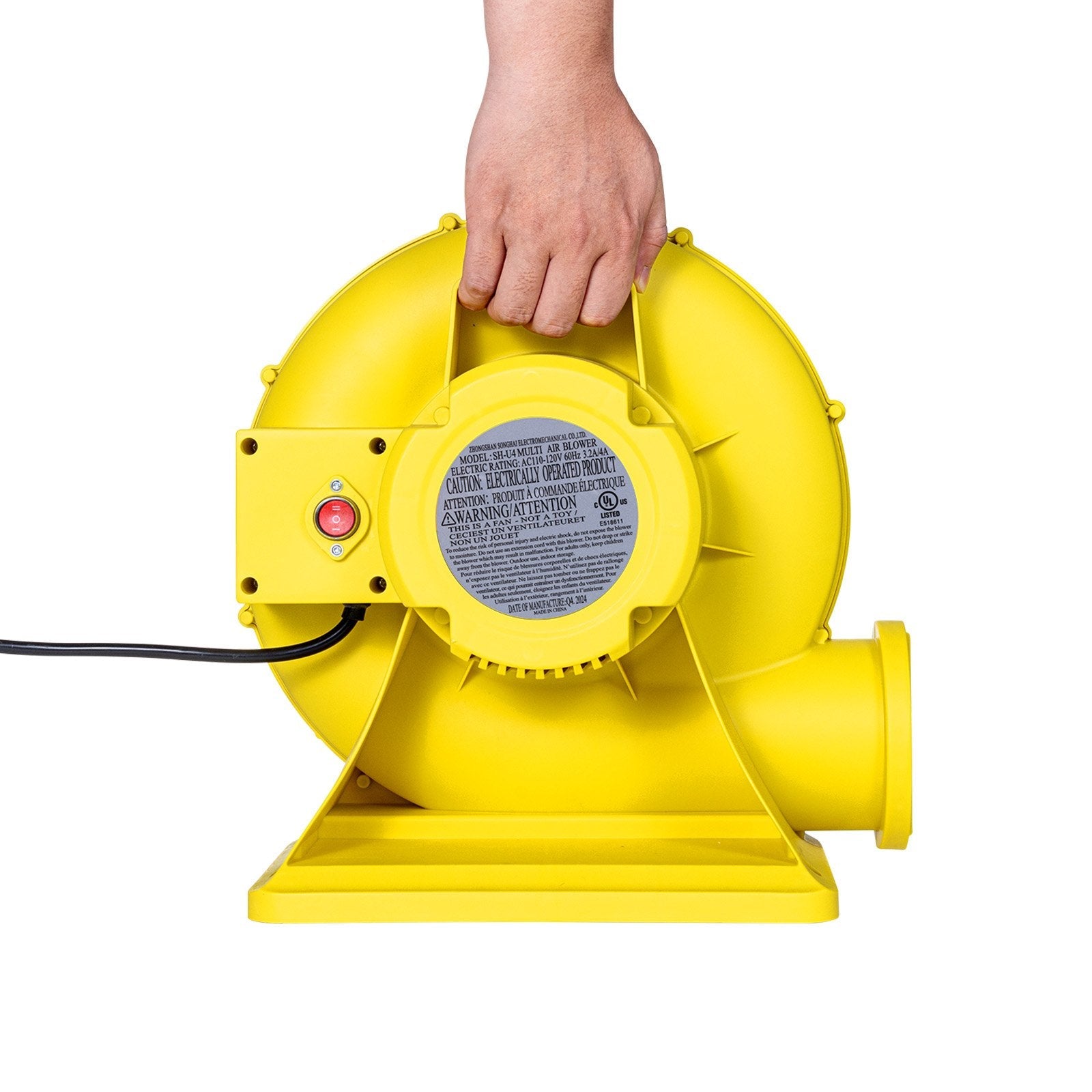 VEVOR Inflatable Bounce House Blower 0.5&0.6HP 450W for Commercial Bounce House 