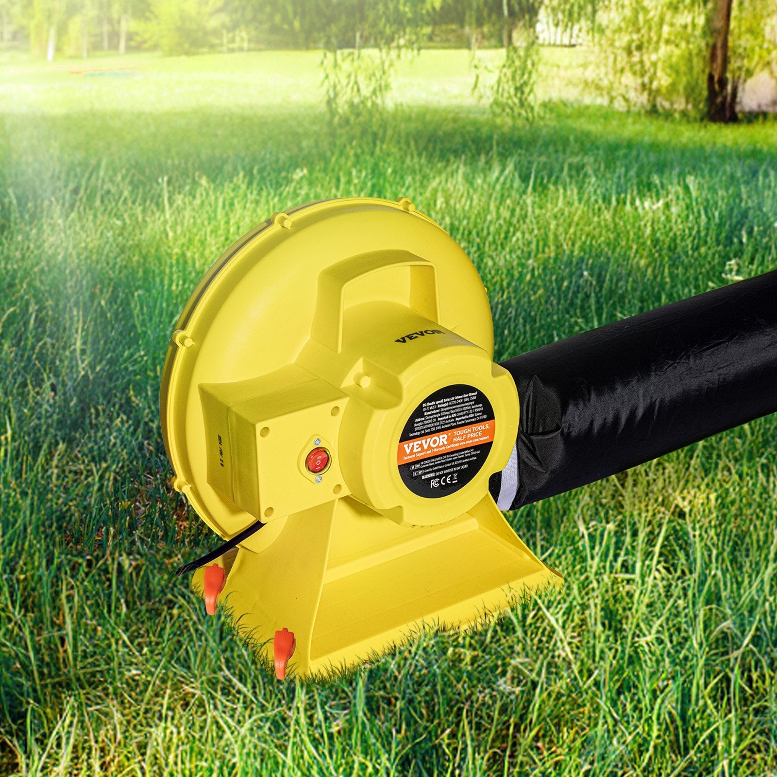 VEVOR Inflatable Bounce House Blower 0.9&1HP 750W for Commercial Bounce House 