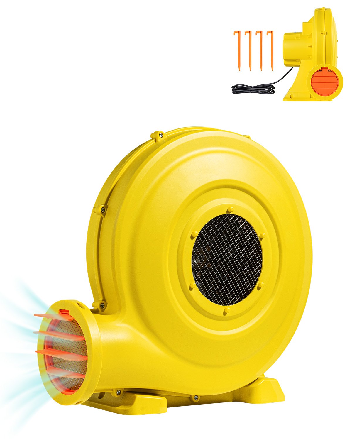 VEVOR Inflatable Bounce House Blower 1&1.3HP 950W for Commercial Bounce House 