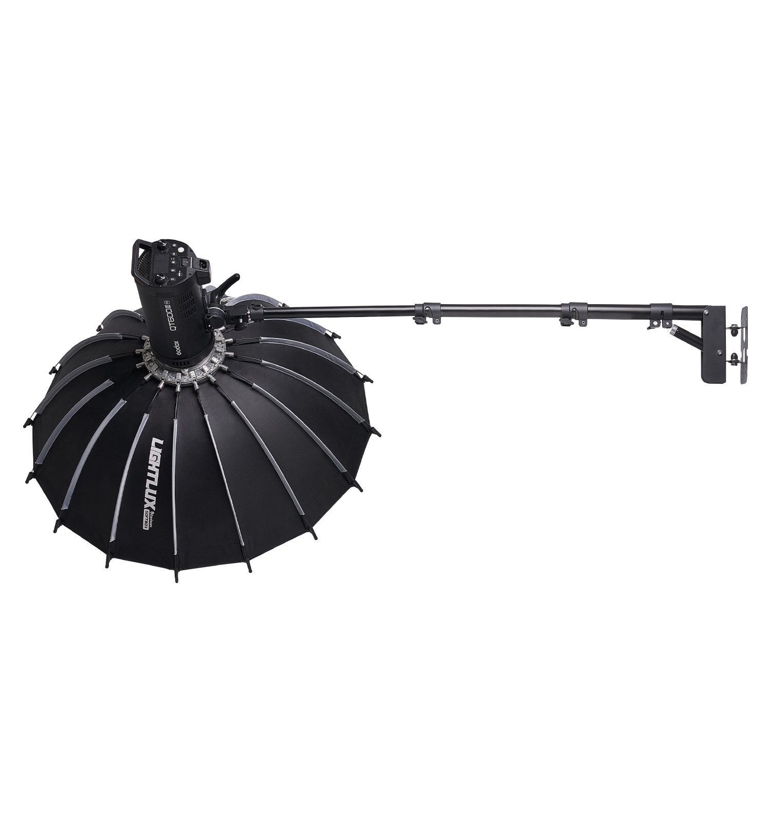 VEVOR Wall Mount Triangle Boom Arm Light Stand 39.37in/100cm Ring Light Support 
