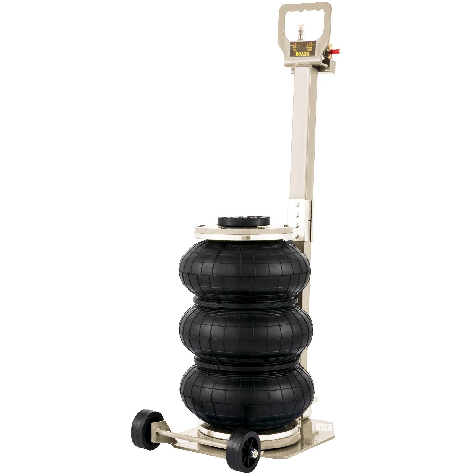 VEVOR Triple Air Bag Jack Pneumatic Jack 6600lbs Quick Lift 3T Heavy Duty White 