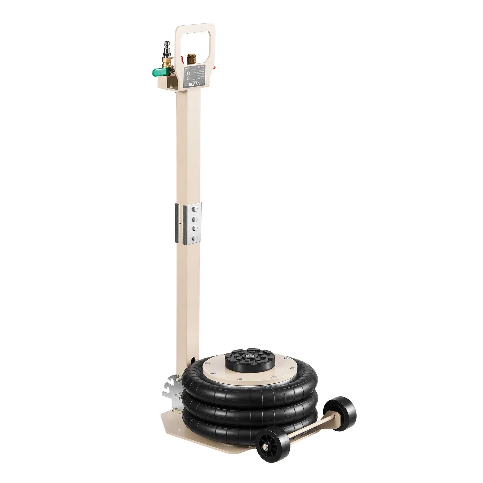 VEVOR Air Jack, 3 Ton/6613 lbs Triple Bag Air Jack, Airbag with Six Steel Pipes, Lift Up to 17.7 inch/450 mm, 1-6 s Fast Lifting Pneumatic with Adjustable Long Handle for Car, SUV, Pickup Truck Repair 