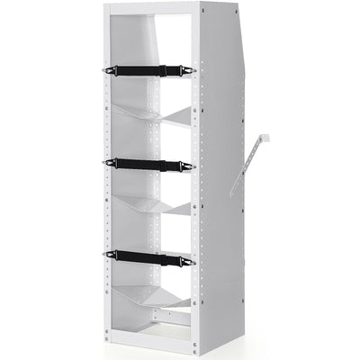 VEVOR Refrigerant Tank Rack, with 3 x 30-50lb Bottle Tanks, Cylinder Tank Rack 14.64x13.97x46.06 in, Refrigerant Cylinder Rack Gas Cylinder Racks and Holders for Freon, Gases, Oxygen, Nitrogen 
