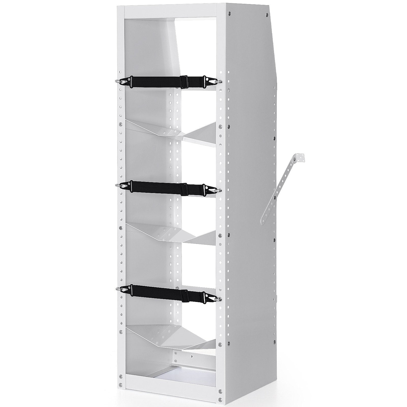 VEVOR Refrigerant Tank Rack, with 3 x 30-50lb Bottle Tanks, Cylinder Tank Rack 14.64x13.97x46.06 in, Refrigerant Cylinder Rack Gas Cylinder Racks and Holders for Freon, Gases, Oxygen, Nitrogen 