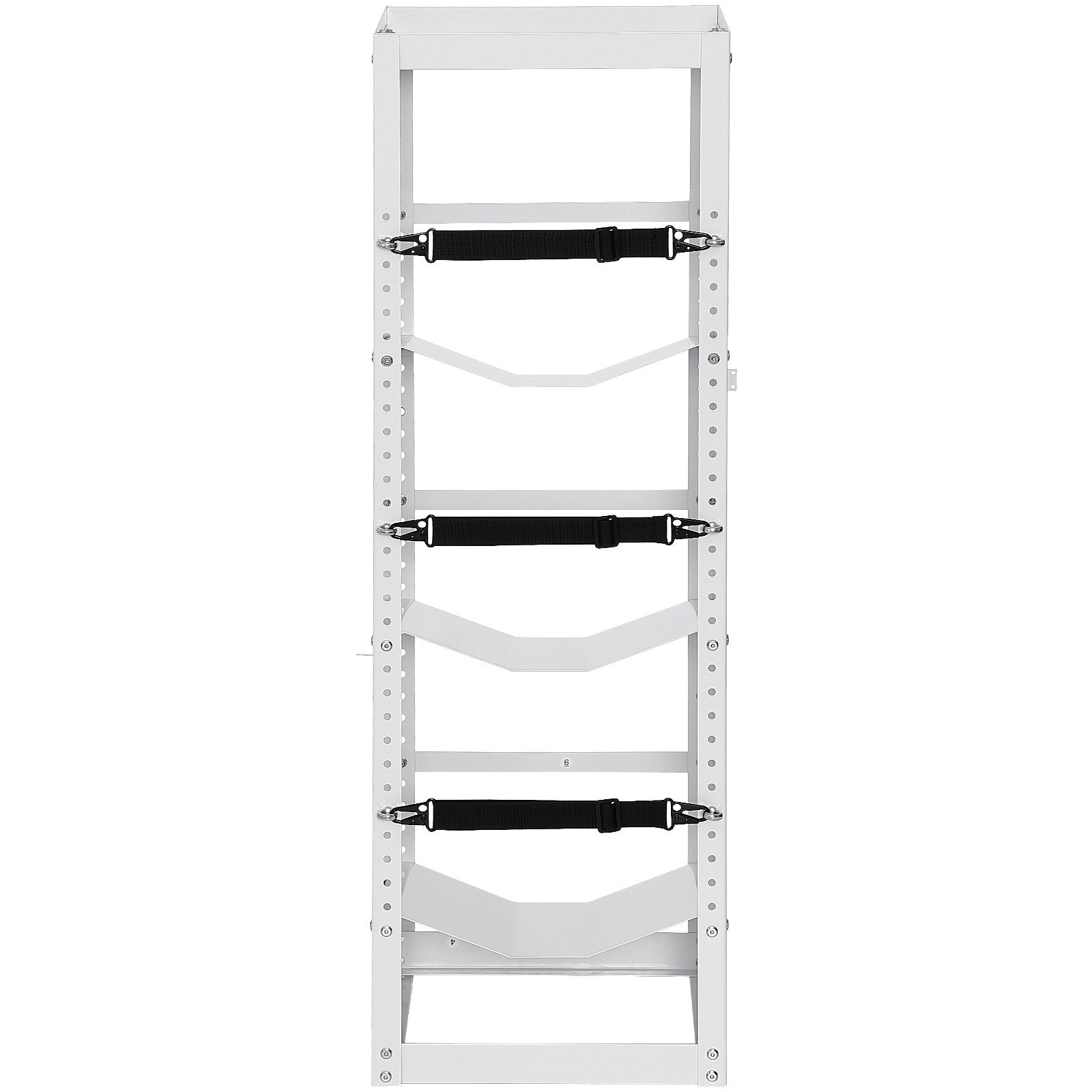VEVOR Refrigerant Tank Rack, with 3 x 30-50lb Bottle Tanks, Cylinder Tank Rack 14.64x13.97x46.06 in, Refrigerant Cylinder Rack Gas Cylinder Racks and Holders for Freon, Gases, Oxygen, Nitrogen 