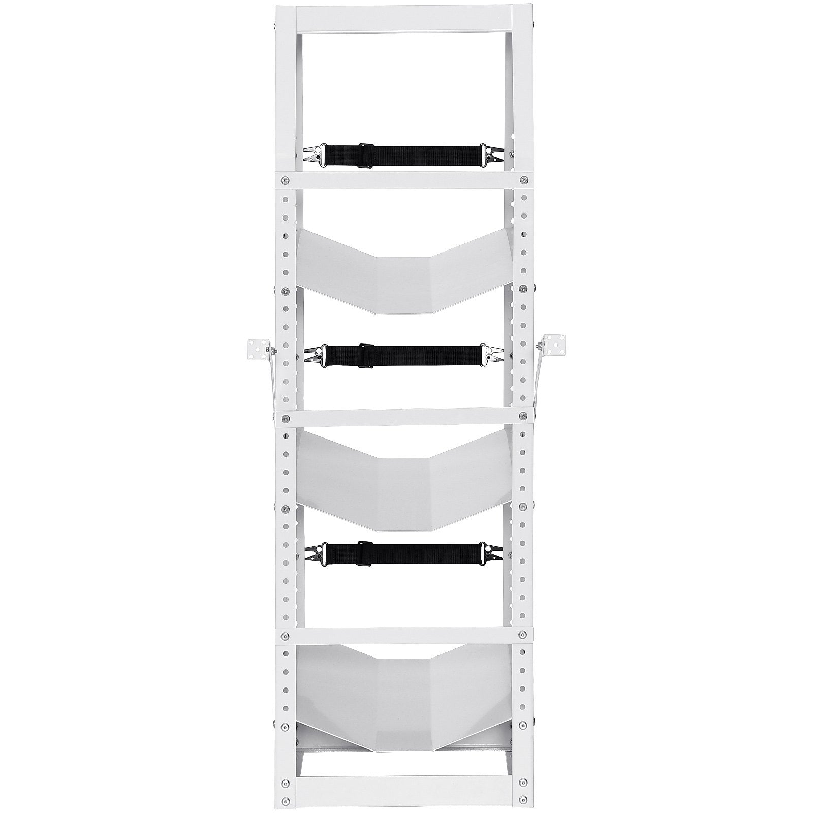 VEVOR Refrigerant Tank Rack, with 3 x 30-50lb Bottle Tanks, Cylinder Tank Rack 14.64x13.97x46.06 in, Refrigerant Cylinder Rack Gas Cylinder Racks and Holders for Freon, Gases, Oxygen, Nitrogen 