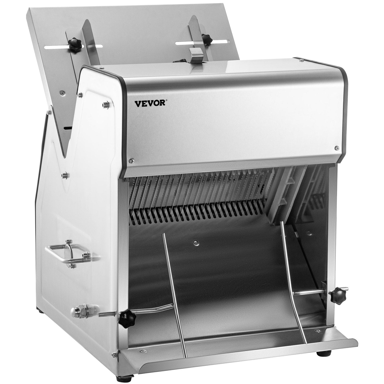 VEVOR Commercial Toast Bread Slicer, 12mm Thickness Electric Bread Cutting Machine, 31PCS Commercial Bakery Bread Slicer, 110V Toast Cutter Cutting Machine, Bread Cutter for Bread Sheet Cutter Cutting 