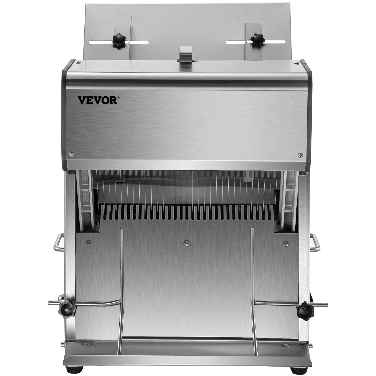 VEVOR Commercial Toast Bread Slicer, 12mm Thickness Electric Bread Cutting Machine, 31PCS Commercial Bakery Bread Slicer, 110V Toast Cutter Cutting Machine, Bread Cutter for Bread Sheet Cutter Cutting 