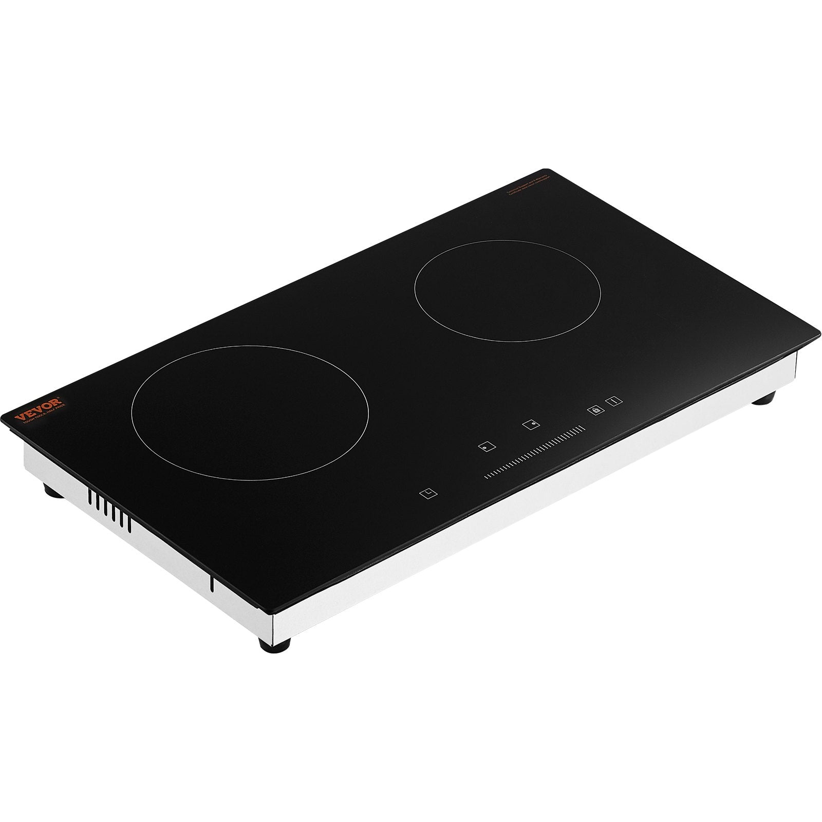 VEVOR Built-in Electric Cooktop Radiant Ceramic Cooktop 2 Burners 23.6x13.3 inch 