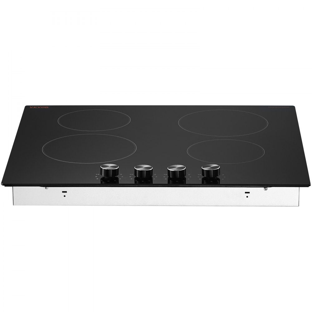 VEVOR Built-in Electric Cooktop Radiant Ceramic Cooktop 4 Burners 23.2x20.5 inch 