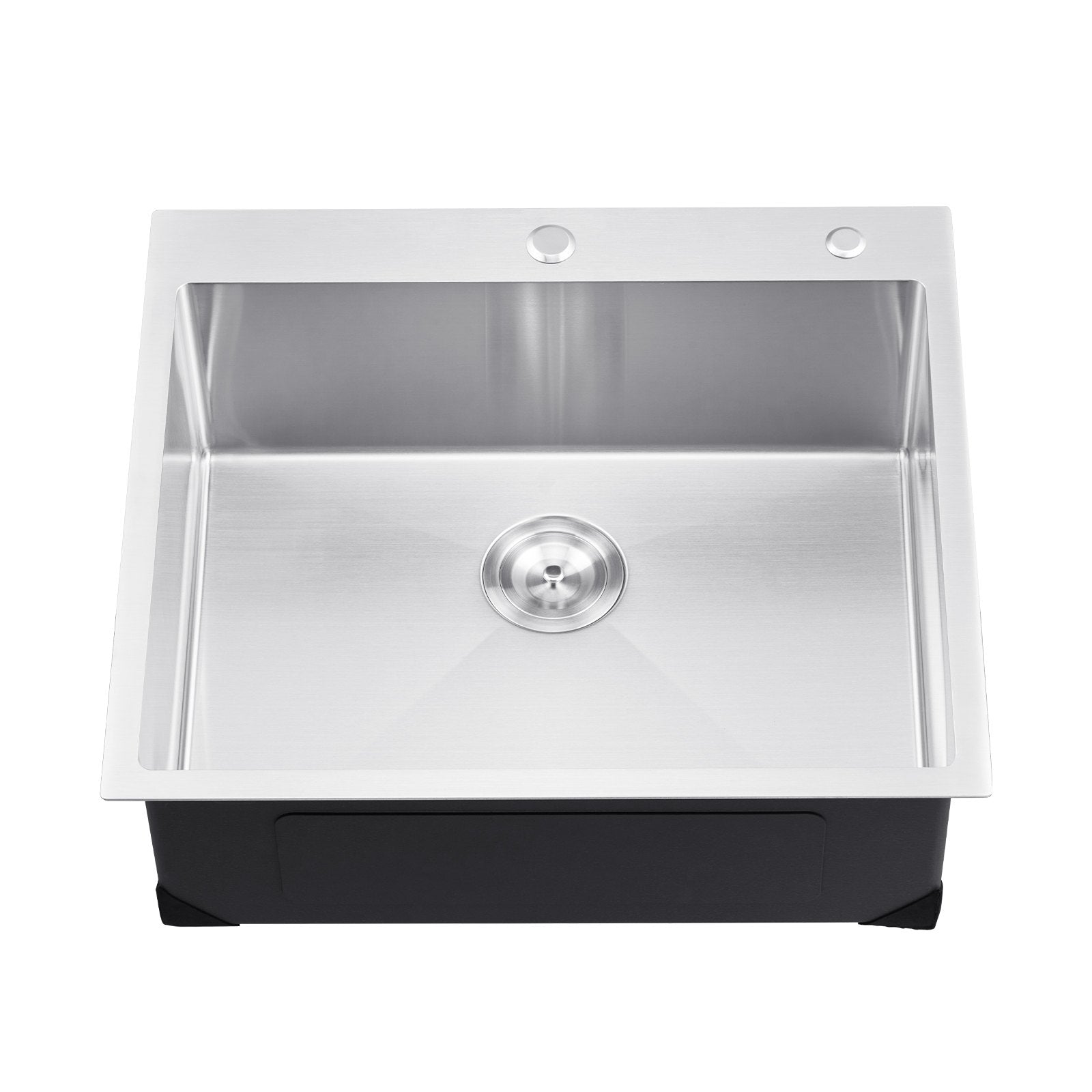 VEVOR 25" Kitchen Sink Top Mount Single Bowl Drop-In Basin Stainless Steel Bar 