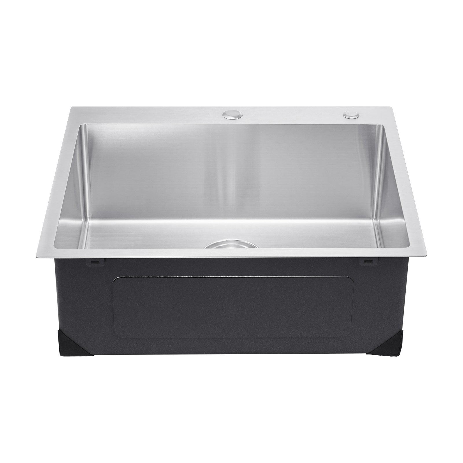 VEVOR 25" Kitchen Sink Top Mount Single Bowl Drop-In Basin Stainless Steel Bar 