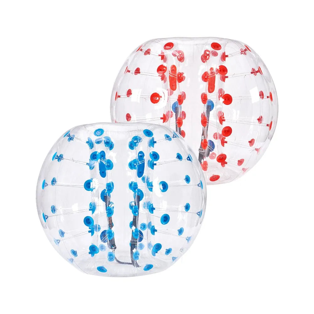 VEVOR Inflatable Bumper Balls 2-Pack, 4FT/1.2M Body Sumo Zorb Balls for Teen & Adult, 0.8mm Thick PVC Human Hamster Bubble Balls for Outdoor Team Gaming Play, Bumper Bopper Toys for Garden, Yard, Park