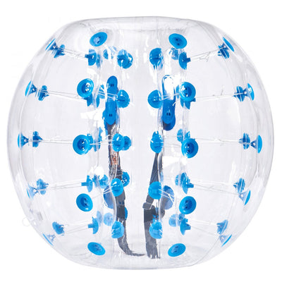 VEVOR Inflatable Bumper Ball 1-Pack, 4FT/1.2M Body Sumo Zorb Balls for Teen & Adult, 0.8mm Thick PVC Human Hamster Bubble Balls for Outdoor Team Gaming Play, Bumper Bopper Toys for Garden, Yard, Park 