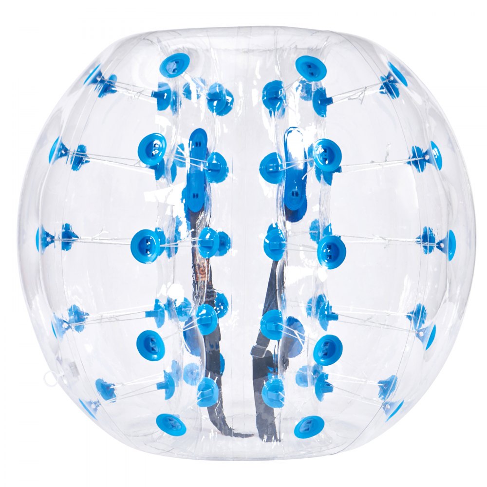 VEVOR Inflatable Bumper Ball 1-Pack, 4FT/1.2M Body Sumo Zorb Balls for Teen & Adult, 0.8mm Thick PVC Human Hamster Bubble Balls for Outdoor Team Gaming Play, Bumper Bopper Toys for Garden, Yard, Park 