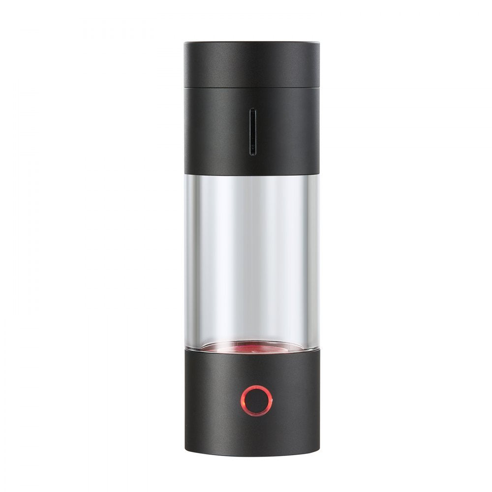VEVOR Hydrogen Water Bottle Generator, 230 ml / 8.1 oz Capacity Portable Hydrogen Water Maker, SPE Technology Hydrogen Rich Water Ionizer Machine with Nasal Inhalation Tube and Self-Cleaning 