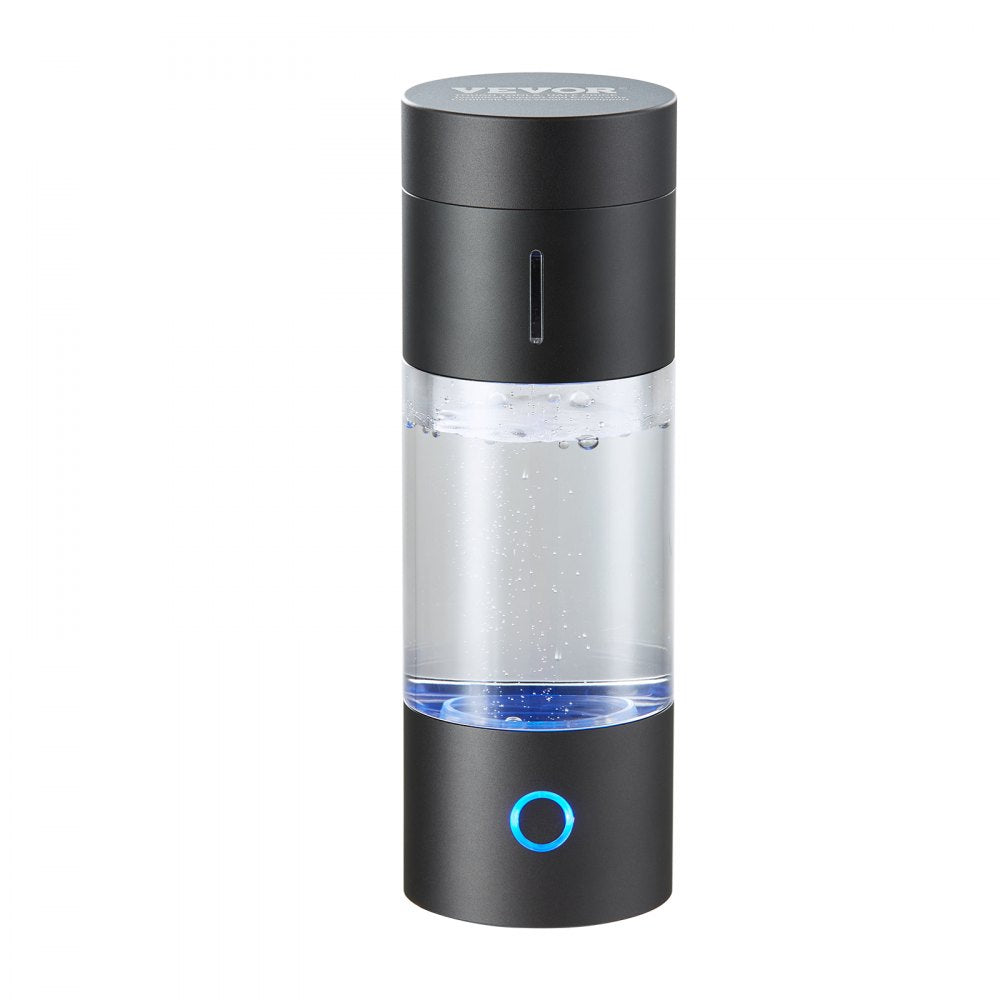 VEVOR Hydrogen Water Bottle Generator, 230 ml / 8.1 oz Capacity Portable Hydrogen Water Maker, SPE Technology Hydrogen Rich Water Ionizer Machine with Nasal Inhalation Tube and Self-Cleaning 