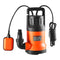 VEVOR Utility Pump, 1 HP, 4000 GPH High Flow, 31 ft Head, Sump Pump Submersible Water Pump Portable Utility Pump with 10 ft Long Power Cord for Draining Water from Swimming Pool Garden Pond Basement