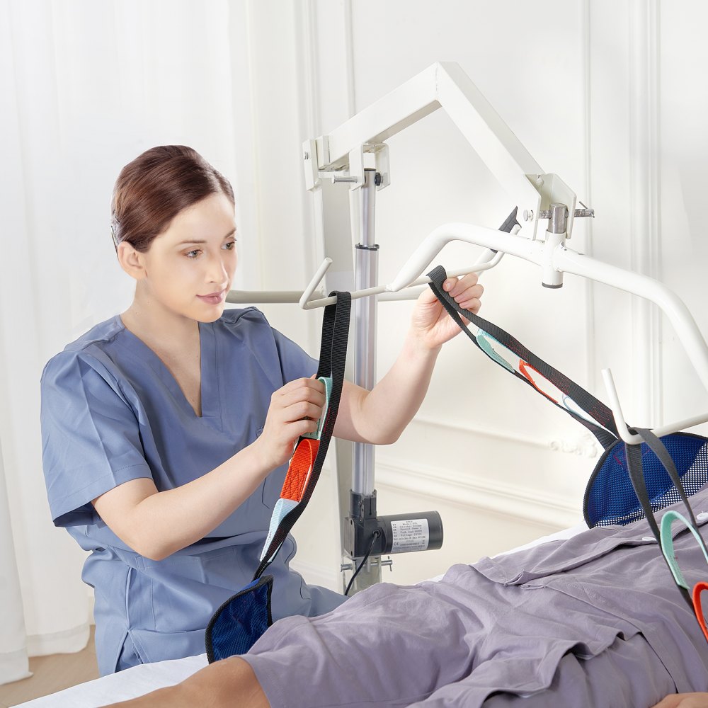 VEVOR Full Body Patient Lift Sling & Commode Opening Patient Lift Medical Sling 
