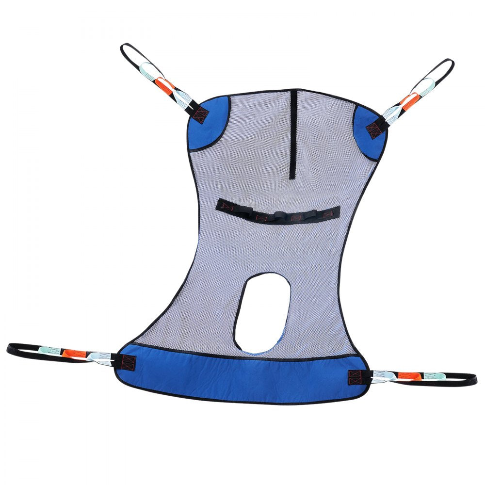 VEVOR Full Body Patient Lift Sling & Commode Opening Patient Lift Medical Sling 