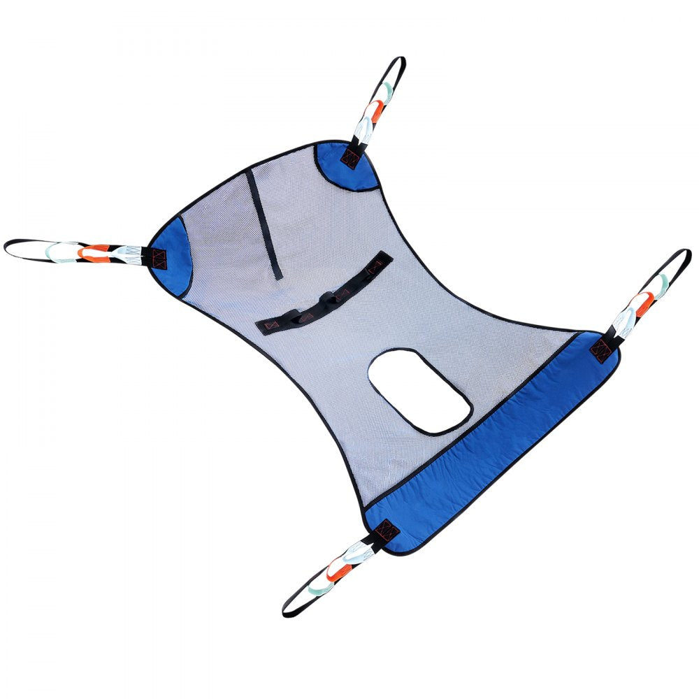 VEVOR Full Body Patient Lift Sling & Commode Opening Patient Lift Medical Sling 