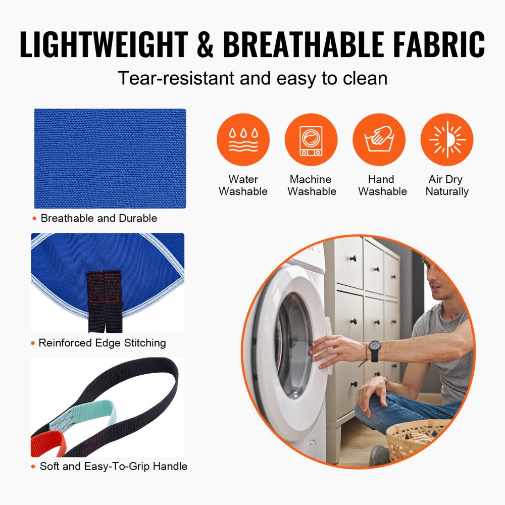 VEVOR Universal Full Body Patient Lift Sling L-Size Patient Lift Medical Sling 