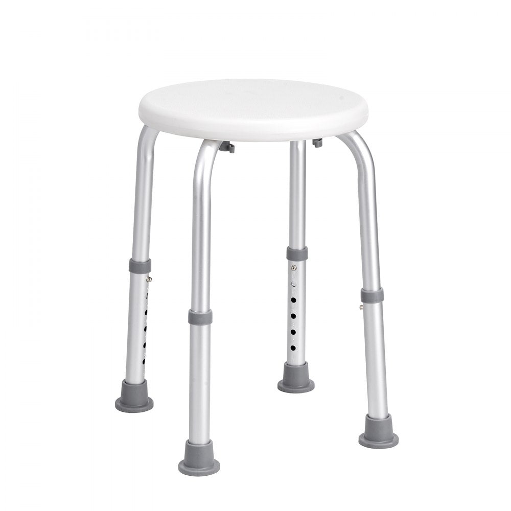 VEVOR Shower Chair for Inside Shower, Adjustable Height Shower Stool, Non-Slip Bench Bathtub Seat Stool for Elderly Disabled Adults Handicap, 300 lbs Capacity 