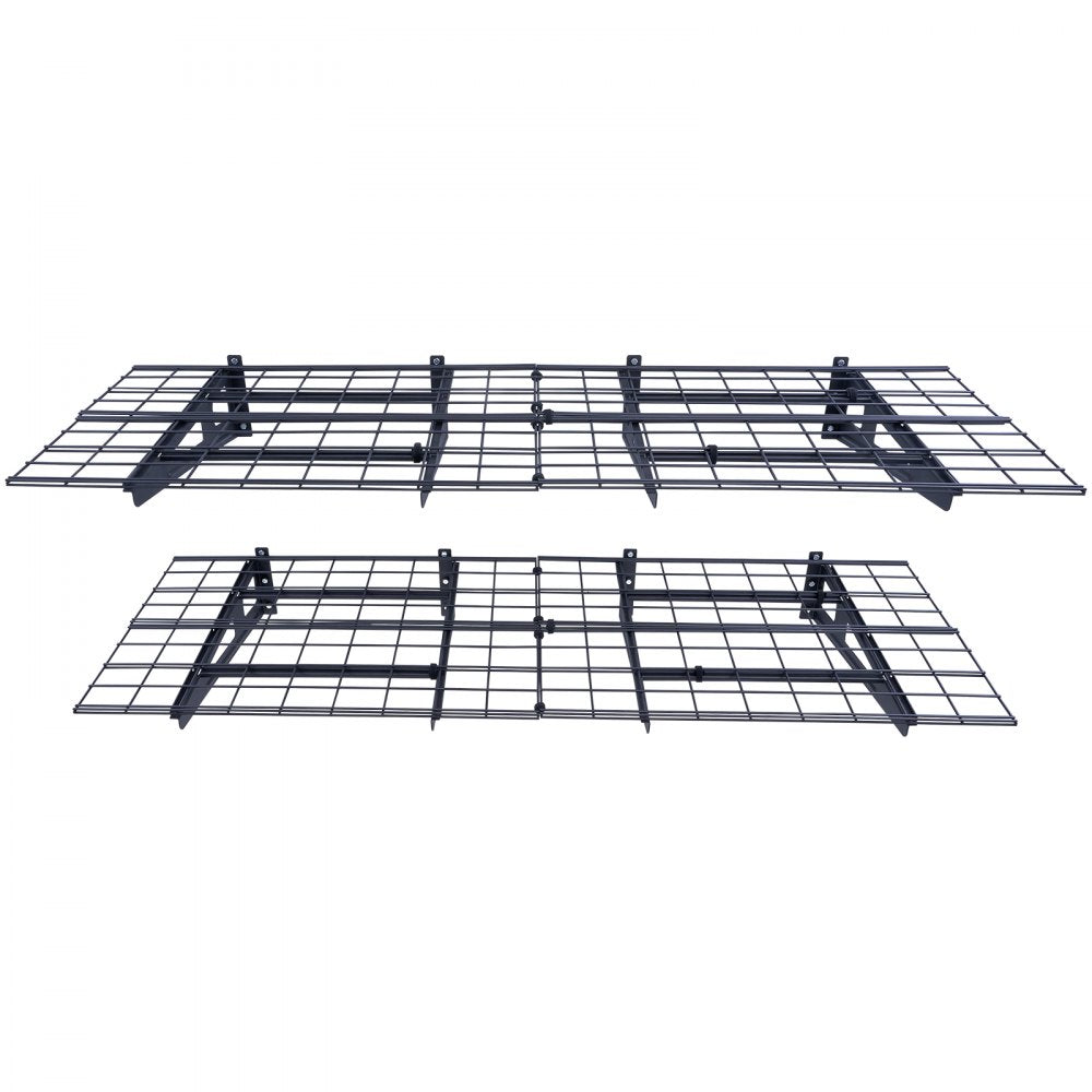 VEVOR Garage Storage Shelving, 2 Pack, 6 x 2 ft Heavy Duty Garage Shelves Wall Mounted, 1000 lbs Load Capacity(Total) Garage Storage Rack Floating Shelves, Suitable for Shop, Shed, Garage Storage 
