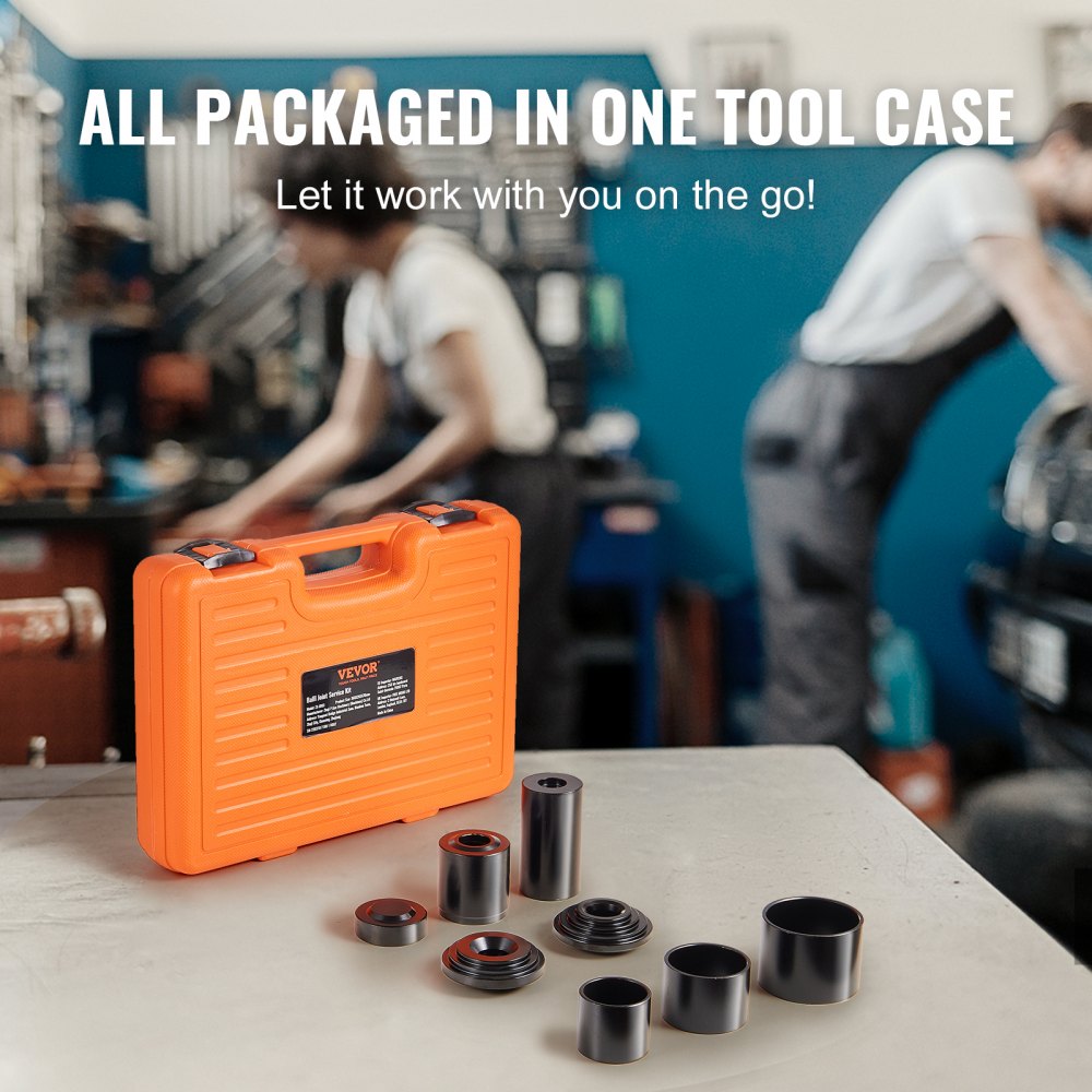 VEVOR Ball Joint Press Kit C-press Ball Joint Tools 10 pcs Automotive Repair Kit 