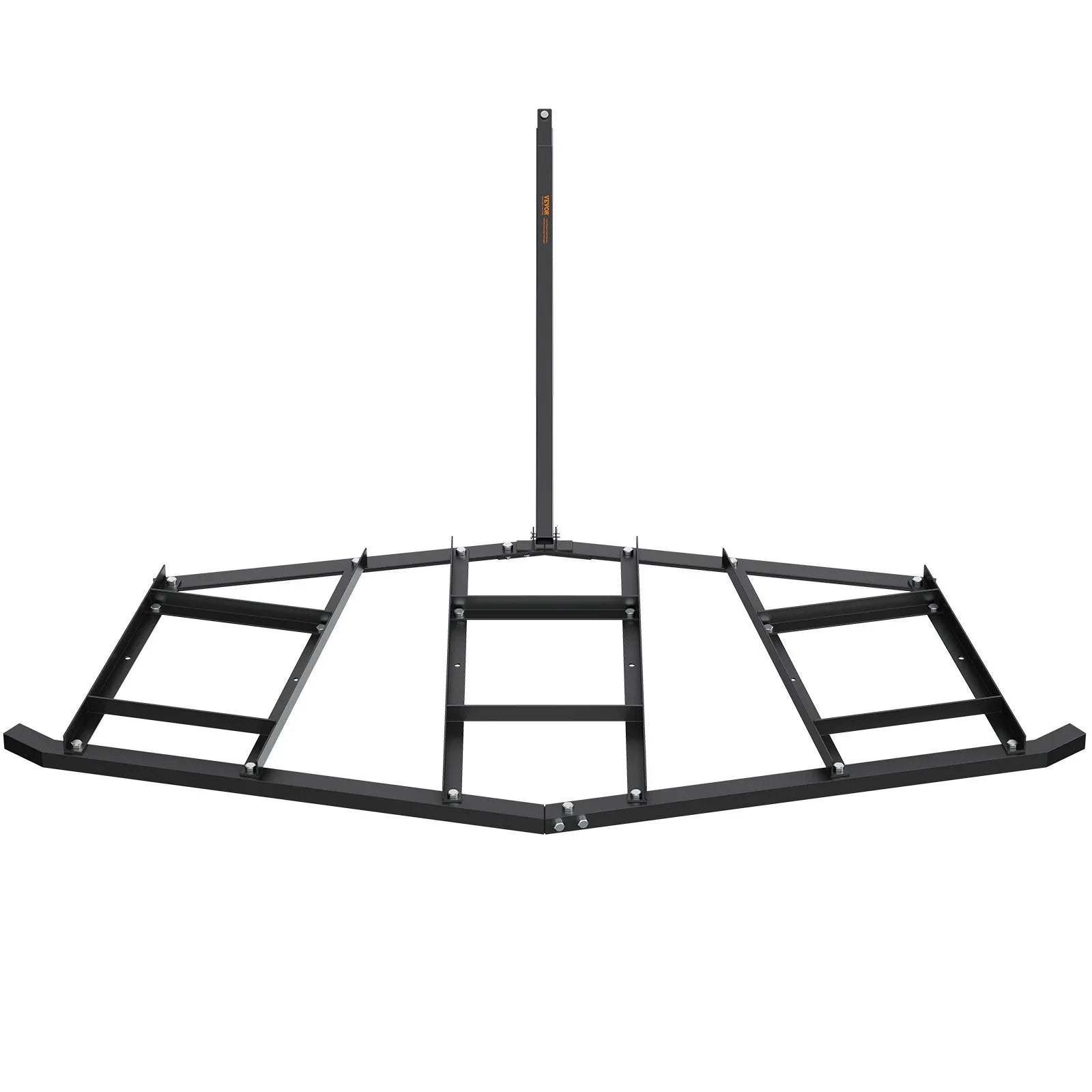 VEVOR Driveway Drag, 81.49" Width Tow Behind Drag Harrow, Q235 Steel Driveway Grader with Adjustable Bars, Support up to 50 lbs, Driveway Tractor Harrow for ATVs, UTVs, Garden Lawn Tractors