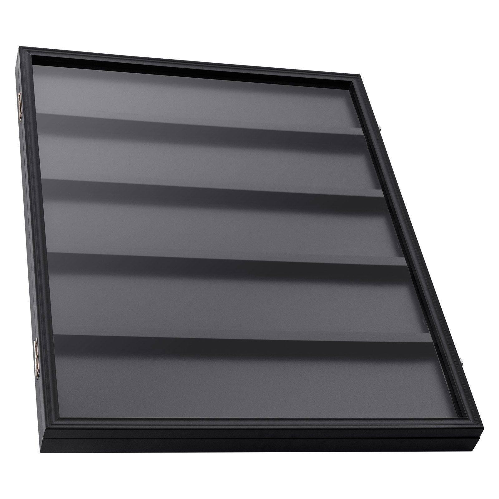 VEVOR 35 Graded Sports Card Display Case, 24.3x30.5x2.1 in, Baseball Card Display Frame with 98% UV Protection Clear View PC Glass, Lockable Wall Cabinet for Football Basketball Hockey Trading Card 