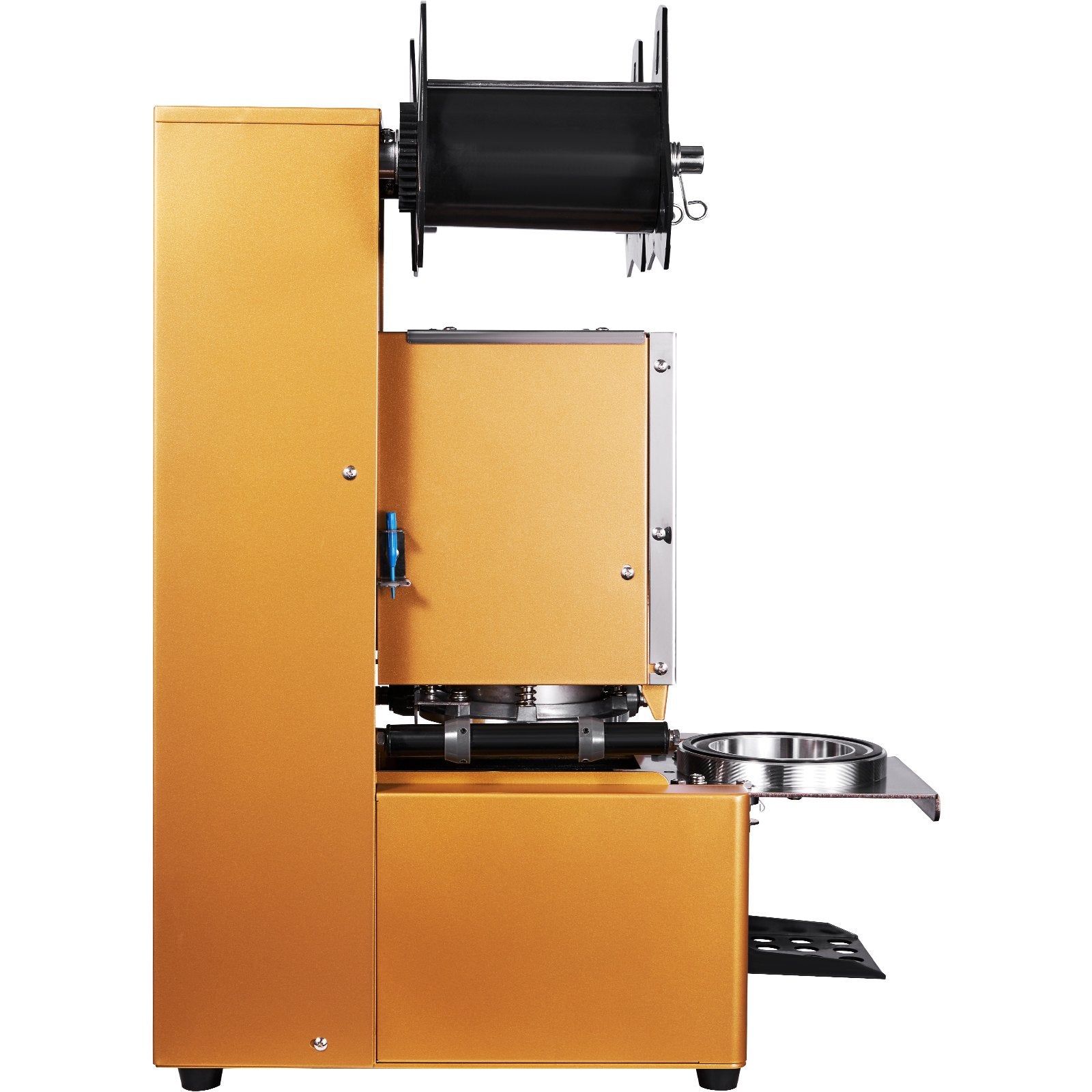 VEVOR Fully Automatic Cup Sealing Machine, 500-650 Cups/H, Cup Sealer Machine for 190 mm Tall & 90/95 mm Cup, Electric Boba Tea Sealer with Digital Control LCD Panel for Bubble Milk Tea Coffee, Gold 