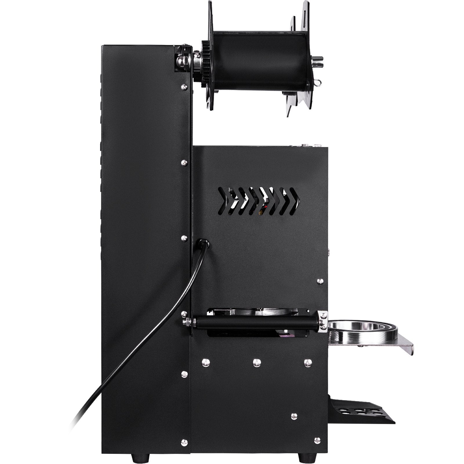 VEVOR Fully Automatic Cup Sealing Machine, 500-650 Cups/H, Cup Sealer Machine for 180 mm Tall & 90/95 mm Cup, Electric Boba Tea Sealer with Digital Control LCD Panel for Bubble Milk Tea Coffee, Black 