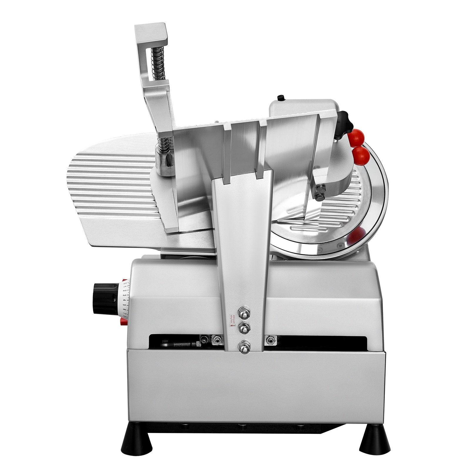 VEVOR Meat Slicer, 540W Electric Deli Slicer with Two 10" Stainless Steel Removable Blade, 0-15mm Adjustable Thickness for Home Use,  Child Lock Protection, Food Slicer Machine for Meat Cheese Bread 