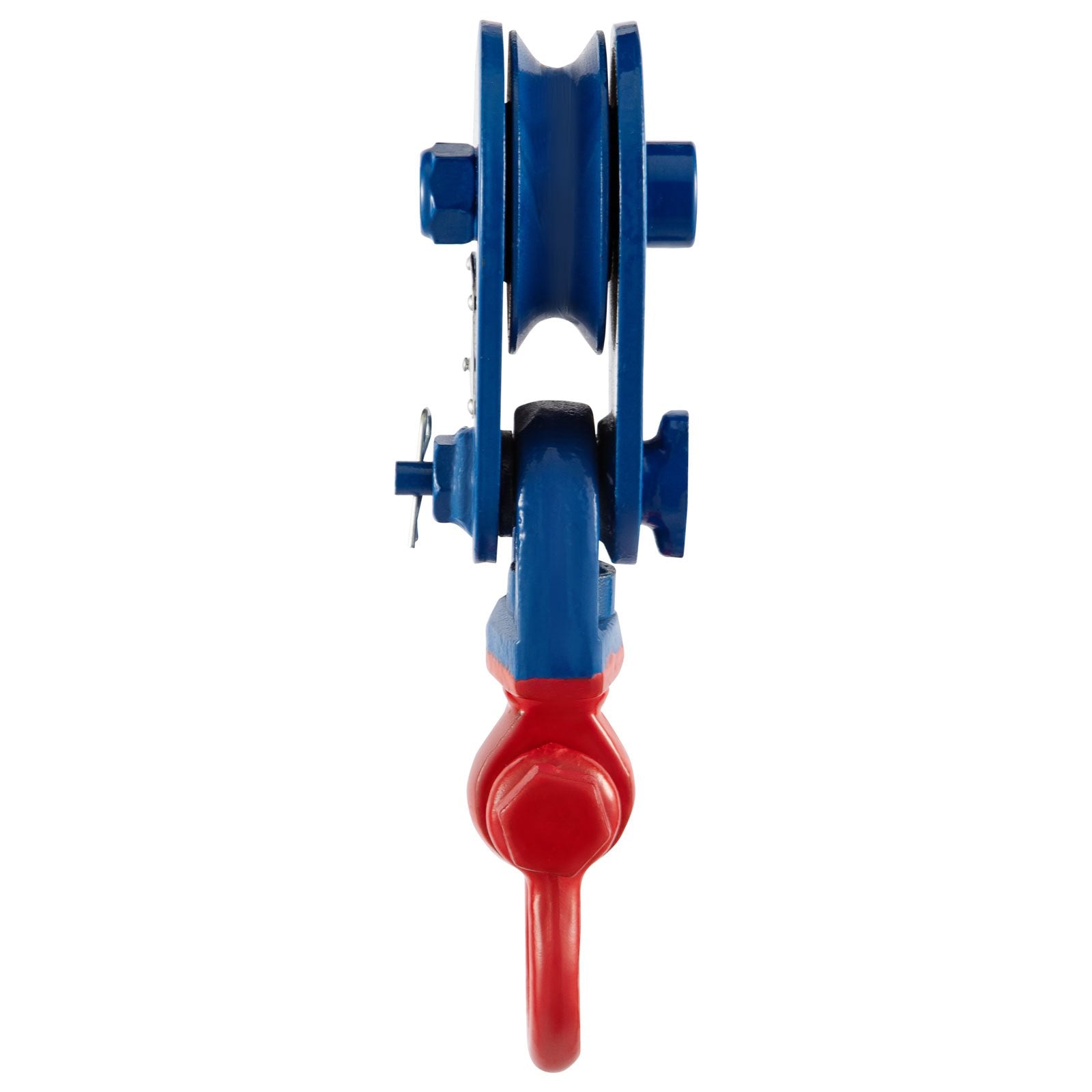 VEVOR 2ton Snatch Block with Chain, 4400 lbs Capacity Snatch Rigging Block, 3\'\' Single Sheave Block w/Swivel Hook, G70 Chain, Fit 3/8\'\' Wire Cable Heavy Duty for Pulling Wrecker Roll Back Recovery 