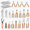 20-Piece Pliers Set – Multi-Function Carbon Steel Hand Tool Set with Organizer Racks