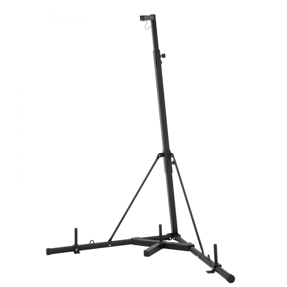 VEVOR Heavy Bag Stand Free Standing Punching Punch Bracket Station Boxing Stand Height Adjustable Folding Boxing Bag Stand for Home Fitness (Heavy Bag Stand) 