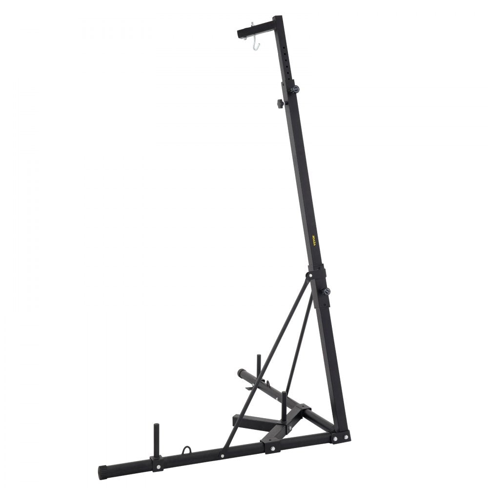 VEVOR Heavy Bag Stand Free Standing Punching Punch Bracket Station Boxing Stand Height Adjustable Folding Boxing Bag Stand for Home Fitness (Heavy Bag Stand) 