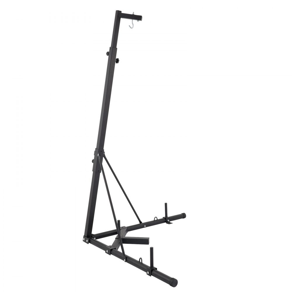 VEVOR Heavy Bag Stand Free Standing Punching Punch Bracket Station Boxing Stand Height Adjustable Folding Boxing Bag Stand for Home Fitness (Heavy Bag Stand) 