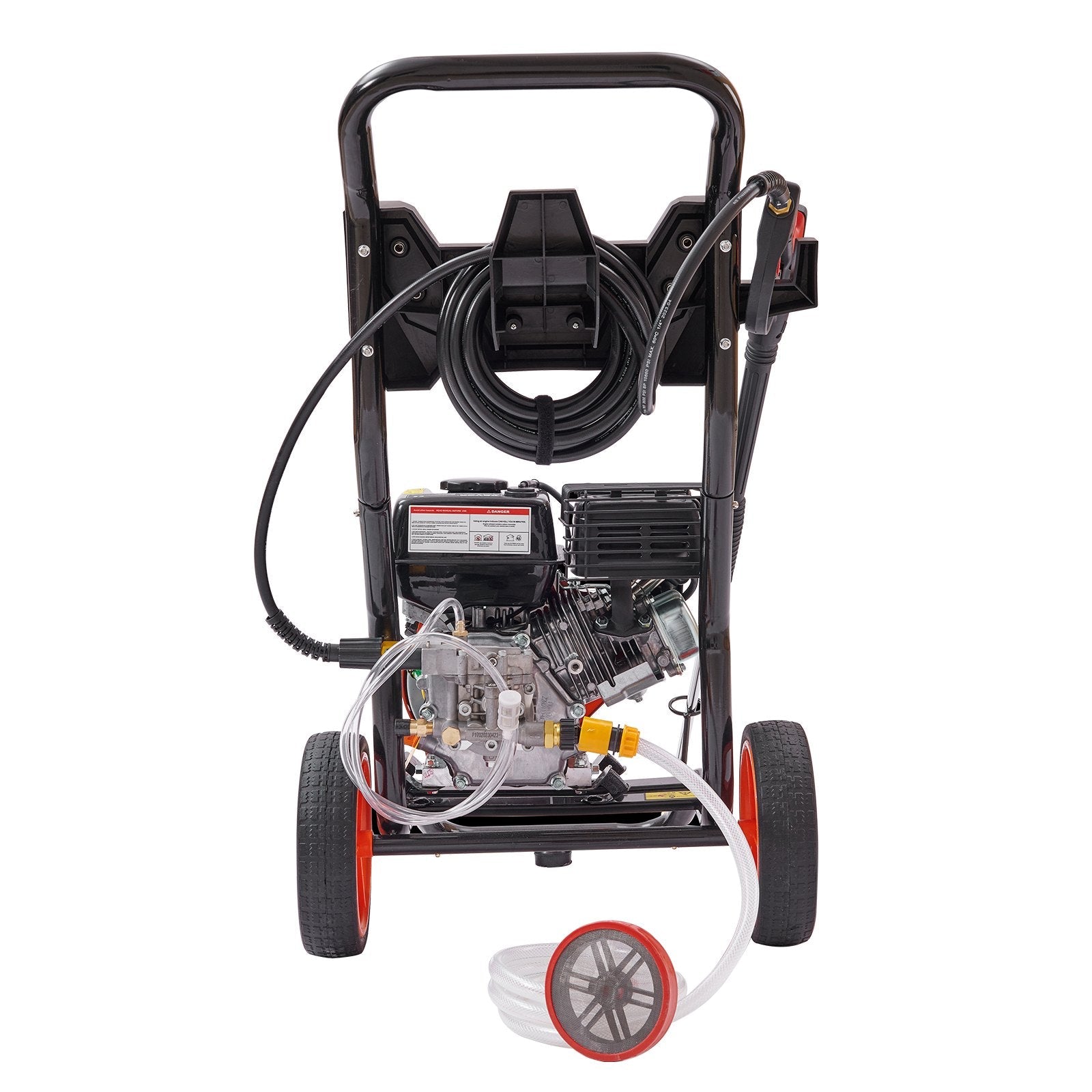 VEVOR Gas Pressure Washer, 3400 PSI 2.6 GPM, Gas Powered Pressure Washer with Aluminum Pump, Spray Gun and Extension Wand, 5 Quick Connect Nozzles, for Cleaning Cars, Homes, Driveways, Patios 