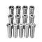 VEVOR 13 pcs Precision R8 Collet Set, 1/8'' - 7/8'', 45# Alloy Steel Mill Collet Chuck 0.0012