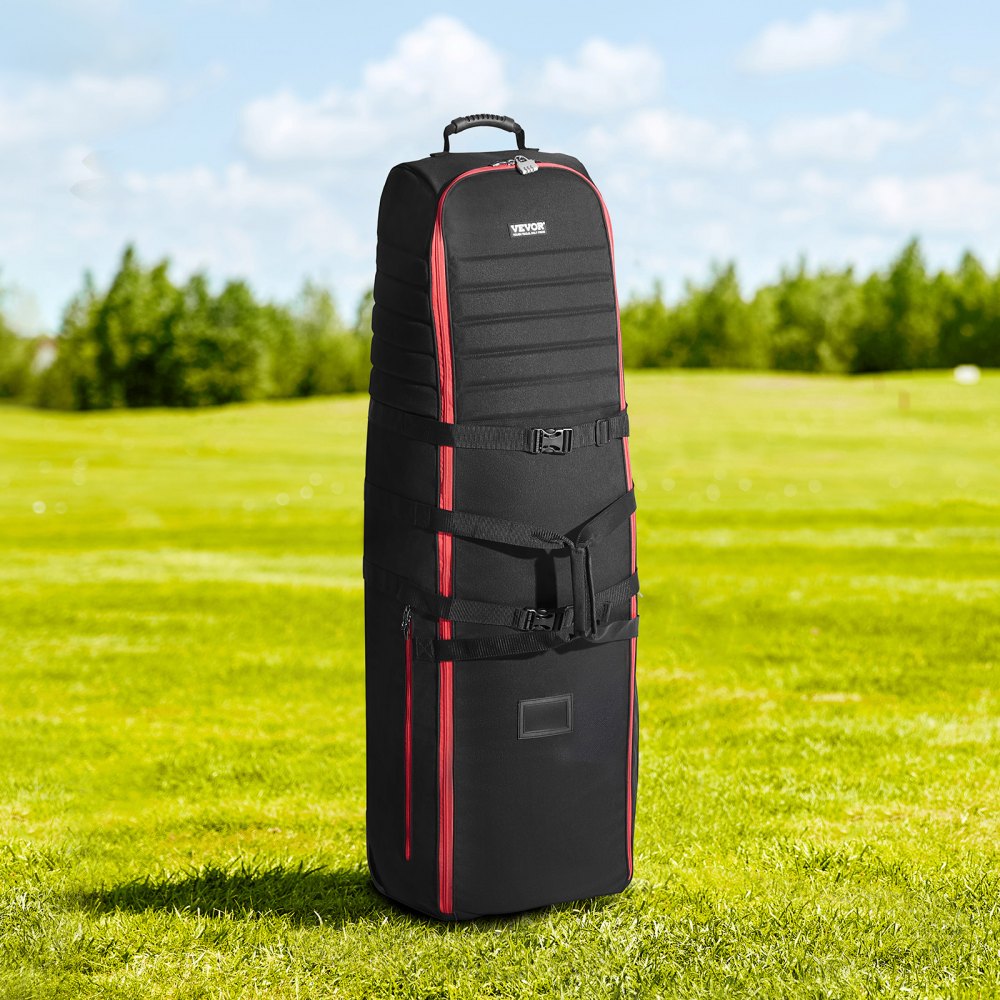 VEVOR Golf Club Travel Bag Golf Luggage Case Cover with Wheels 1000D Nylon 