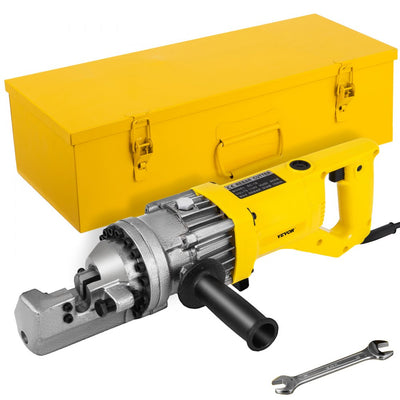 VEVOR 900W Electric Rebar Cutter 5/8" #5 Hydraulic Rebar Cutter 2.5-3.0 Seconds Cutting Speed Portable Rebar Cutter for Widely Application 